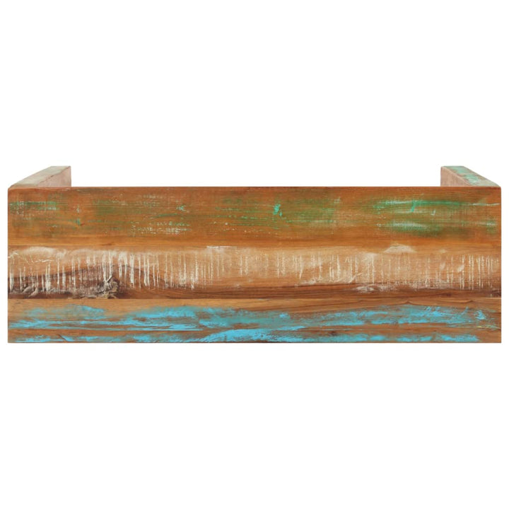 konsolbord 110x35x76 cm massivt genbrugstræ