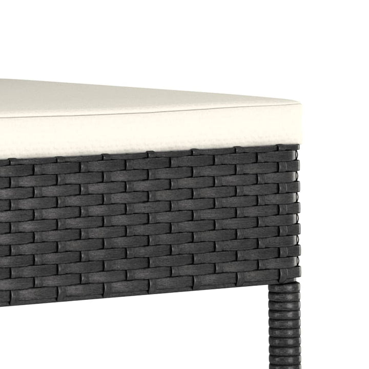 havestole 4 stk. polyrattan sort