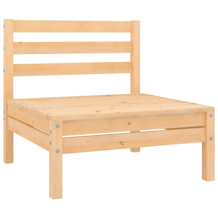 2-personers havesofa massivt fyrretræ