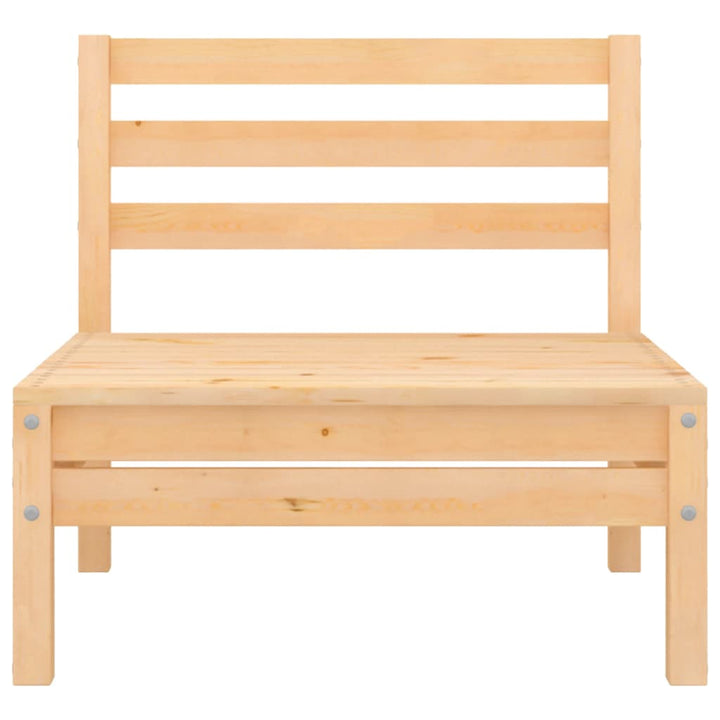 2-personers havesofa massivt fyrretræ