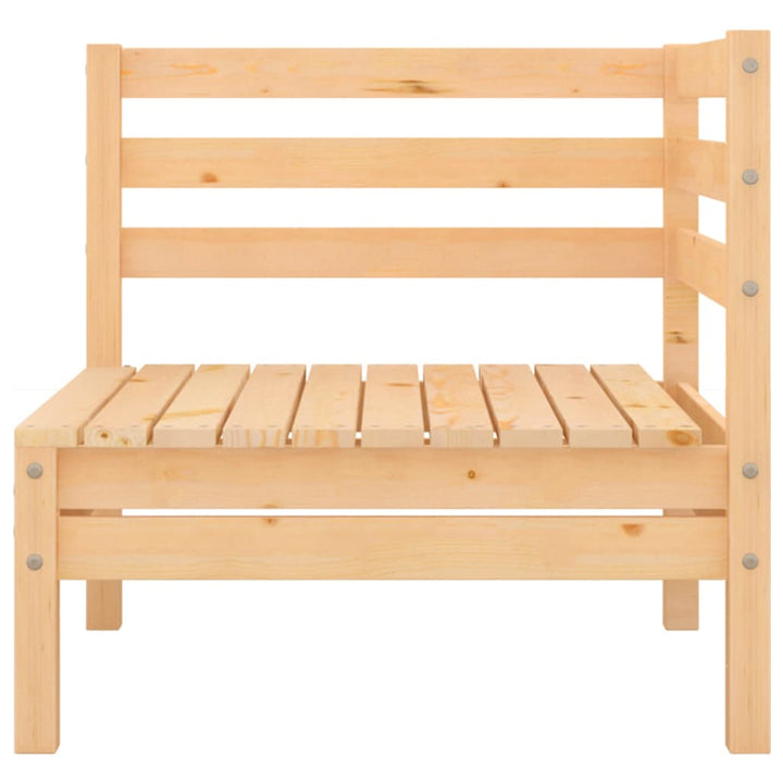 2-personers havesofa massivt fyrretræ