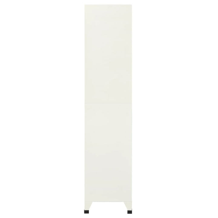 skab 90x40x180 cm stål grå og blå