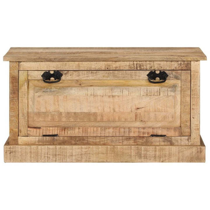 skobænk 85x40x45 cm massivt mangotræ