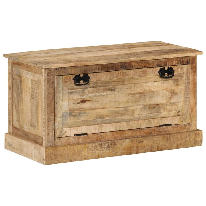 skobænk 85x40x45 cm massivt mangotræ