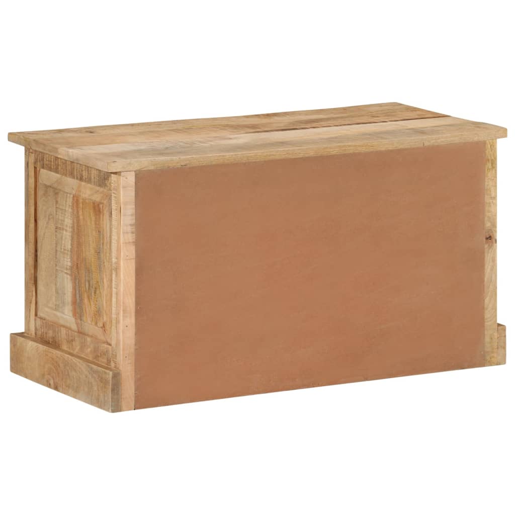 skobænk 85x40x45 cm massivt mangotræ