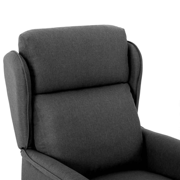 Liggestol Mørkegrå 67.5 x 93.5 x 101.5 cm Stof
