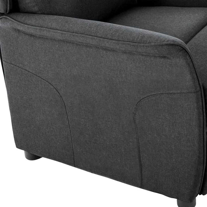 Liggestol Mørkegrå 67.5 x 93.5 x 101.5 cm Stof