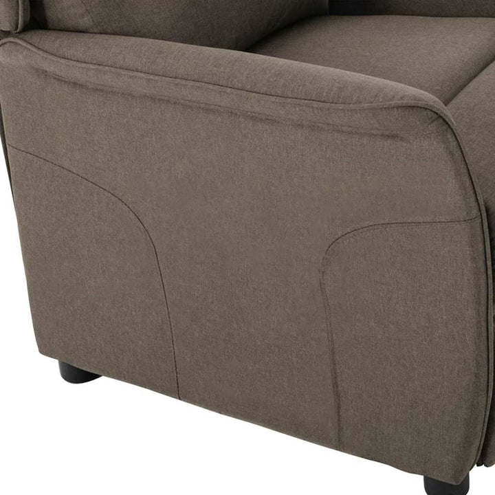 Liggestol Gråbrun 67.5 x 93.5 x 101.5 cm Stof