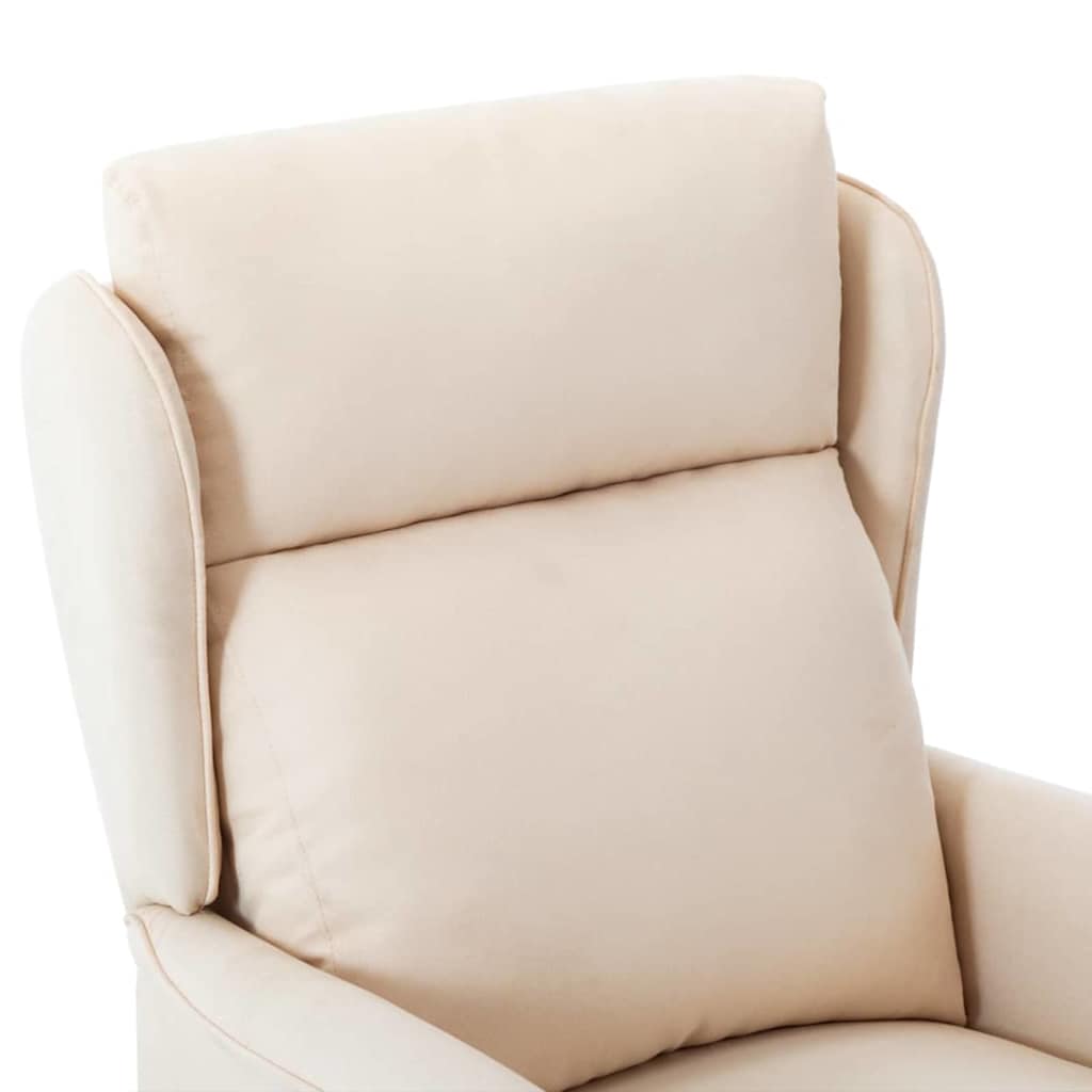 Liggestol Creme 67.5 x 93.5 x 101.5 cm Stof