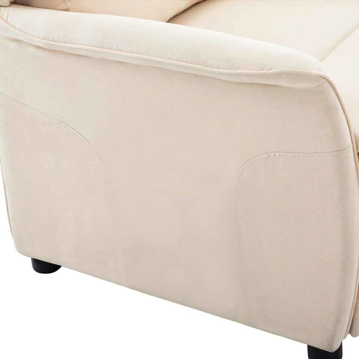 Liggestol Creme 67.5 x 93.5 x 101.5 cm Stof