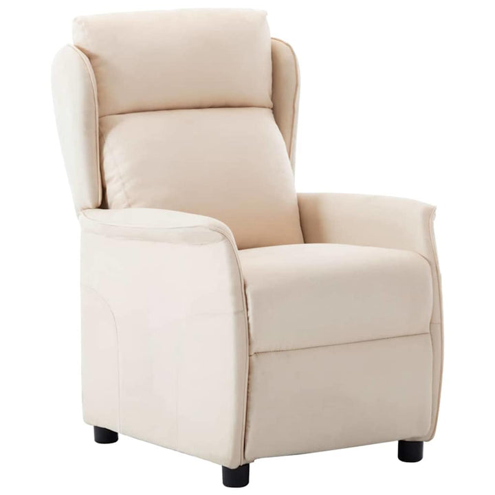 Liggestol Creme 67.5 x 93.5 x 101.5 cm Stof
