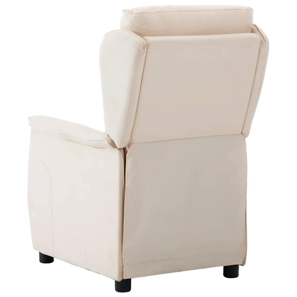 Liggestol Creme 67.5 x 93.5 x 101.5 cm Stof