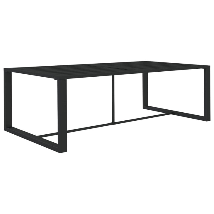 havebord 120x60x66 cm aluminium antracitgrå