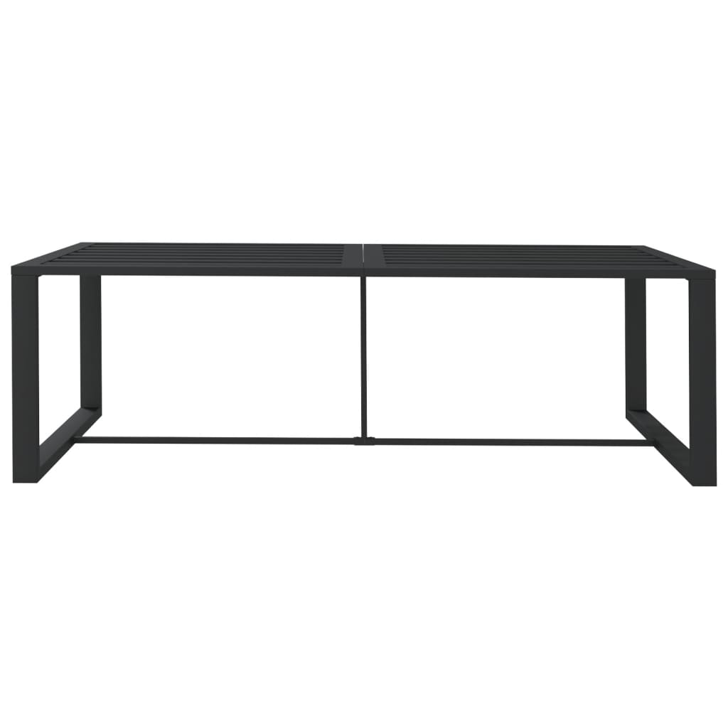 havebord 120x60x66 cm aluminium antracitgrå