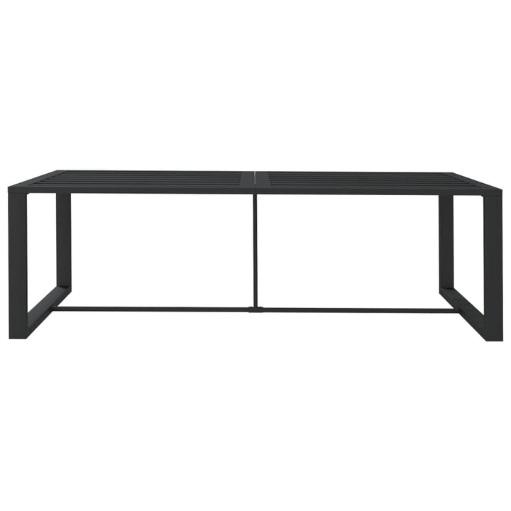 havebord 120x60x66 cm aluminium antracitgrå