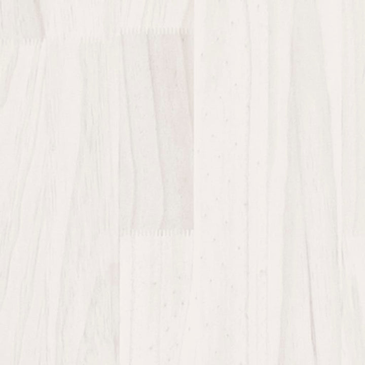 sengeskabe 2 stk. 60x36x64 cm massivt fyrretræ hvid