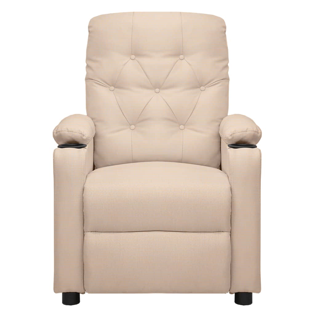 løftestol stof cremefarvet