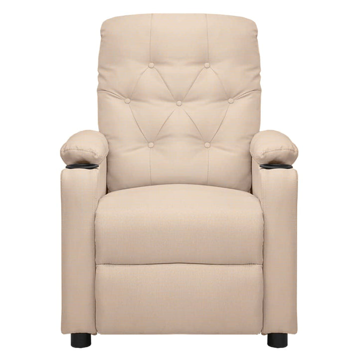 løftestol stof cremefarvet