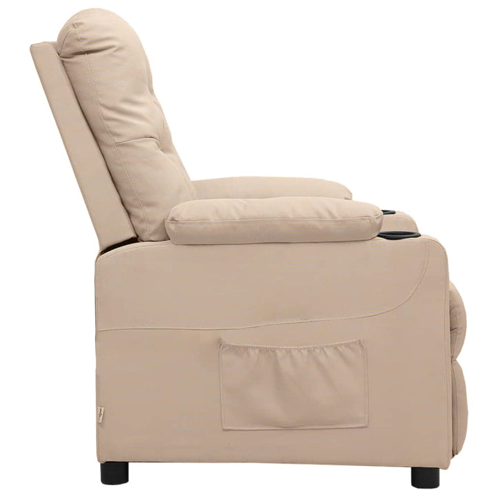 løftestol stof cremefarvet