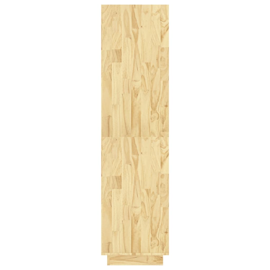 bogreol/rumdeler 80x35x135 cm massivt fyrretræ