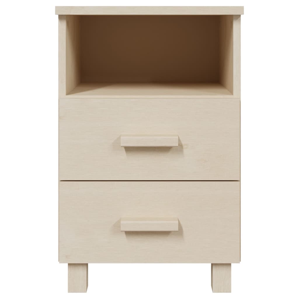 sengeskab HAMAR 2 stk. 40x35x62 cm fyrretræ honningfarvet