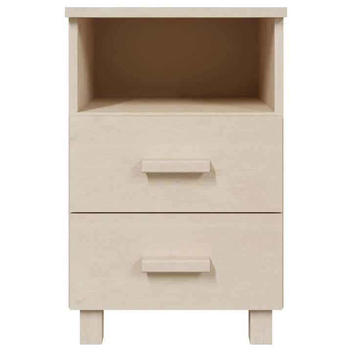 sengeskab HAMAR 2 stk. 40x35x62 cm fyrretræ honningfarvet