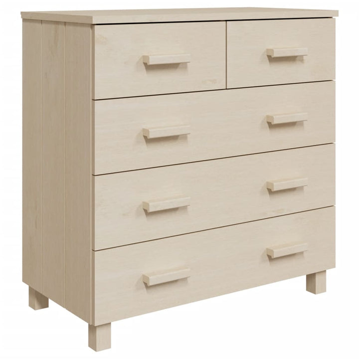 skænk HAMAR 79x40x80 cm fyrretræ honningbrun