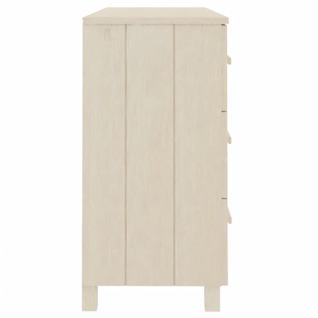 skænk HAMAR 113x40x80 cm fyrretræ honningbrun