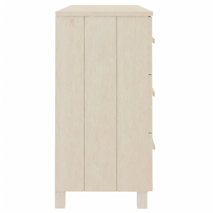 skænk HAMAR 113x40x80 cm fyrretræ honningbrun
