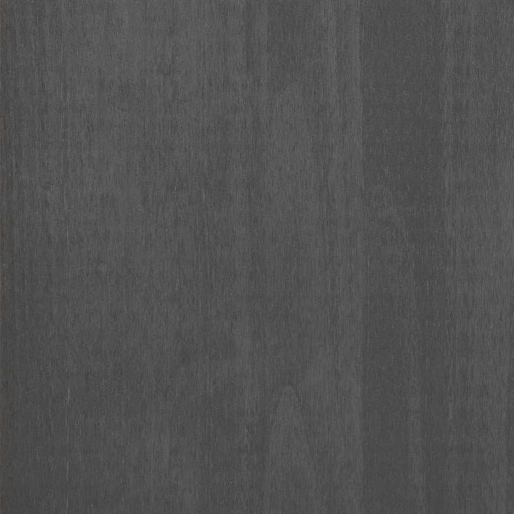 skrivebord HAMAR 110x40x75 cm massivt fyrretræ mørkegrå