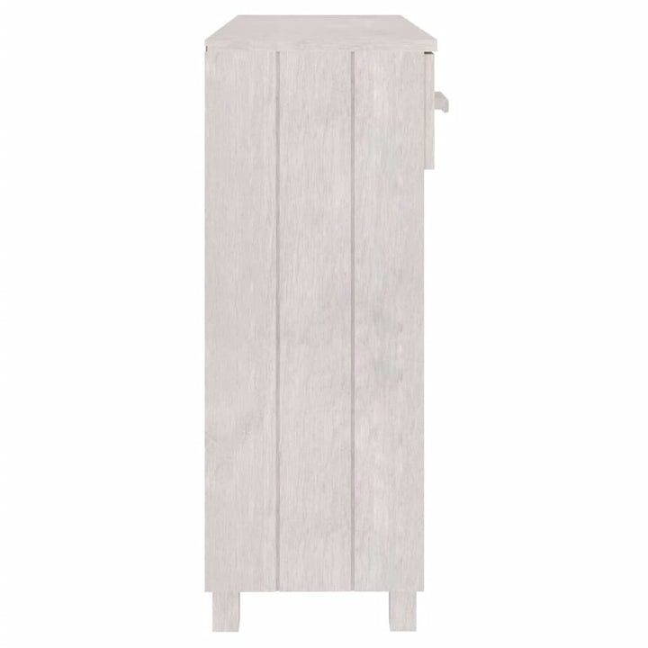 konsolbord HAMAR 90x35x90 cm massivt fyrretræ hvid