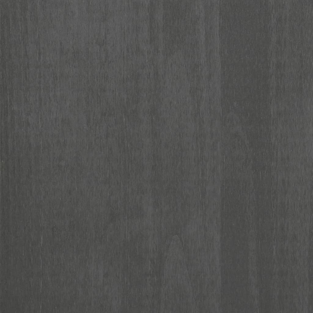 konsolbord HAMAR 90x35x90 cm massivt fyrretræ mørkegrå