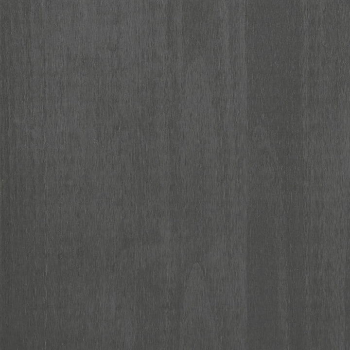 konsolbord HAMAR 90x35x90 cm massivt fyrretræ mørkegrå