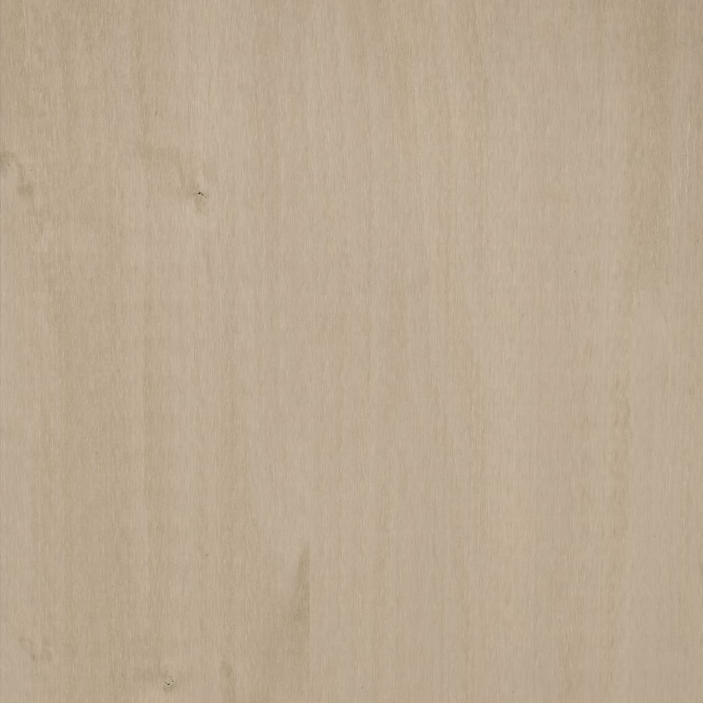 klædeskab HAMAR 89x50x180 cm massivt fyrretræ honningbrun