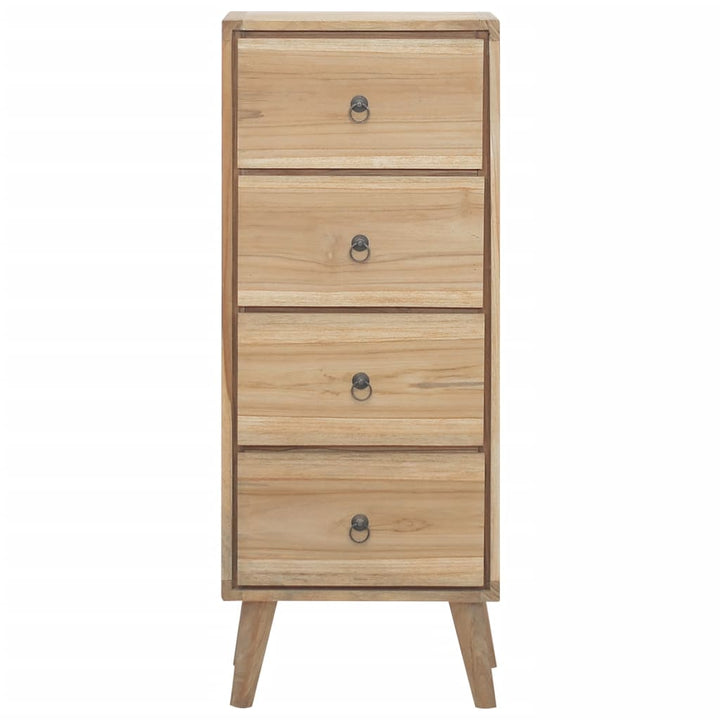 kommode 40x30x100 cm massivt teaktræ