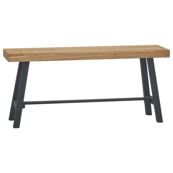 bænk 110 cm massivt teaktræ