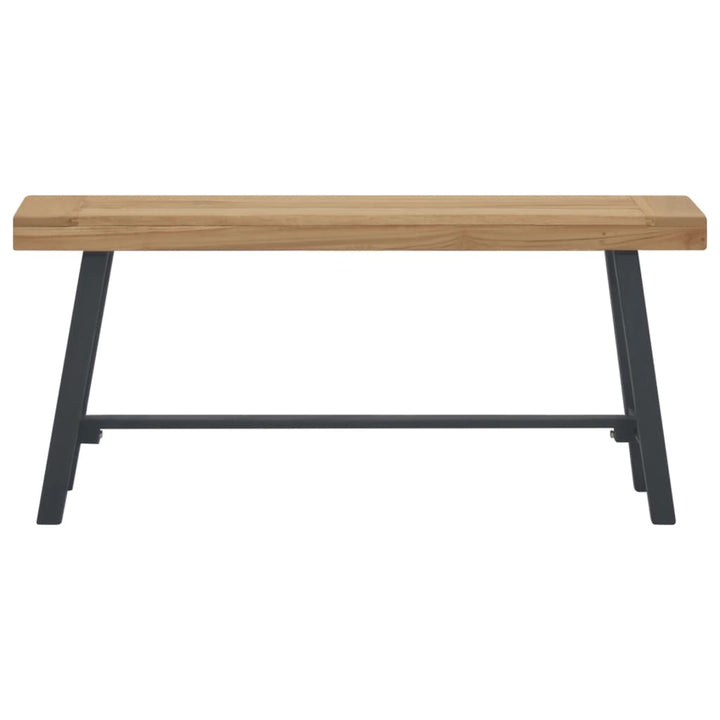 bænk 110 cm massivt teaktræ