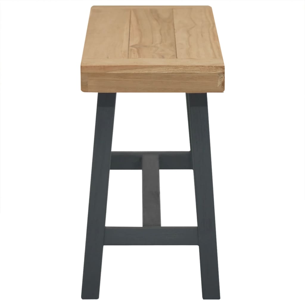 bænk 110 cm massivt teaktræ