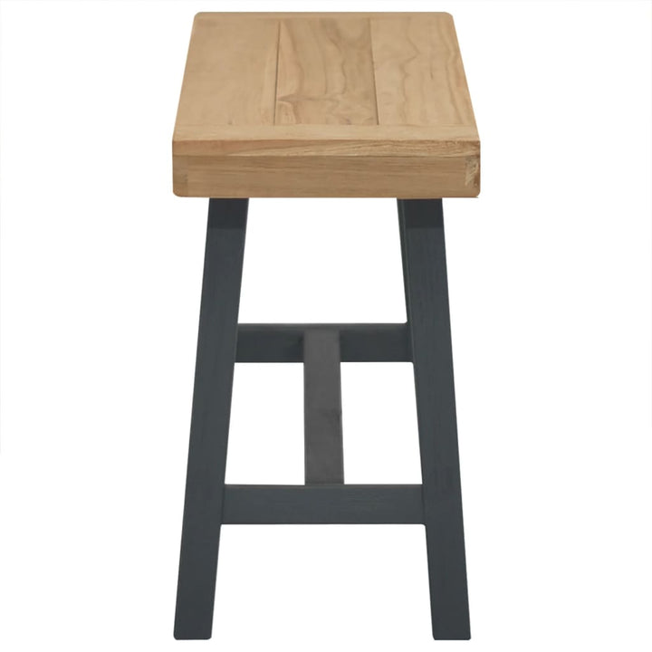 bænk 110 cm massivt teaktræ