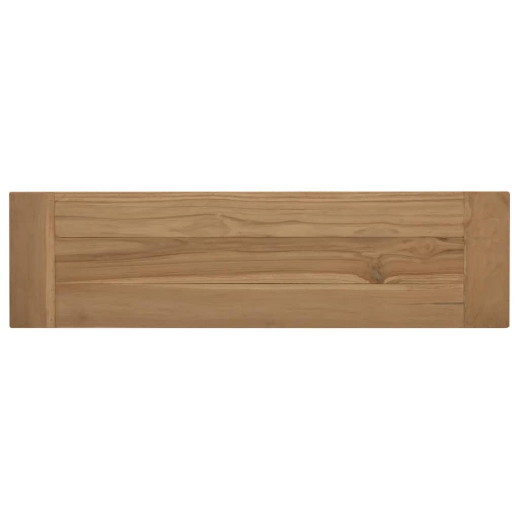 bænk 110 cm massivt teaktræ