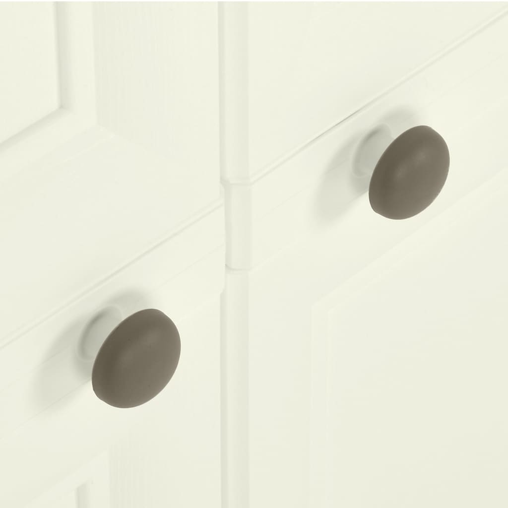 plastikskab 79x43x85,5 cm trædesign vaniljehvid