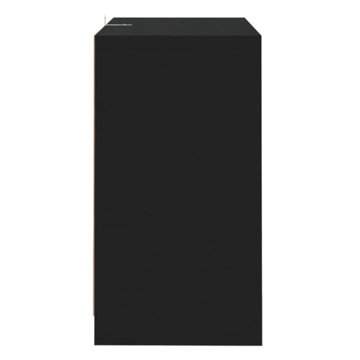 skænk 70x41x75 cm konstrueret træ sort