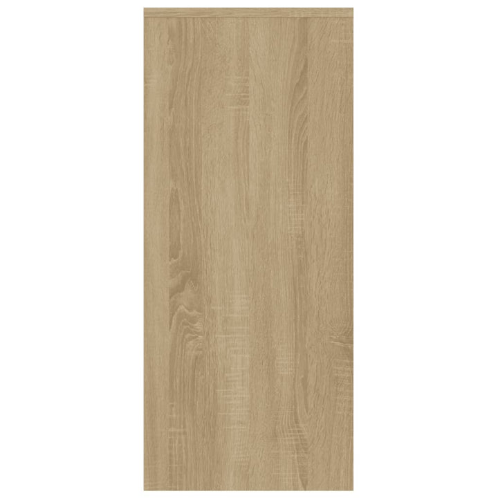 skænk 102x33x75 cm konstrueret træ sonoma-eg