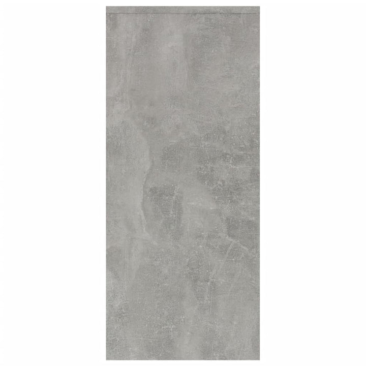 skænk 102x33x75 cm konstrueret træ betongrå