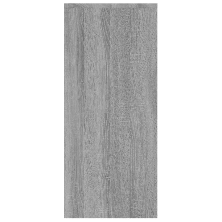 skænk 102x33x75 cm konstrueret træ grå sonoma-eg