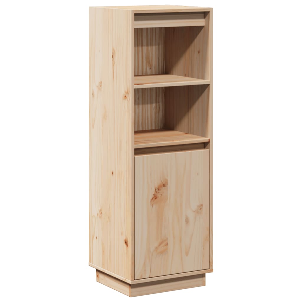 højskab 37x34x110 cm massivt fyrretræ