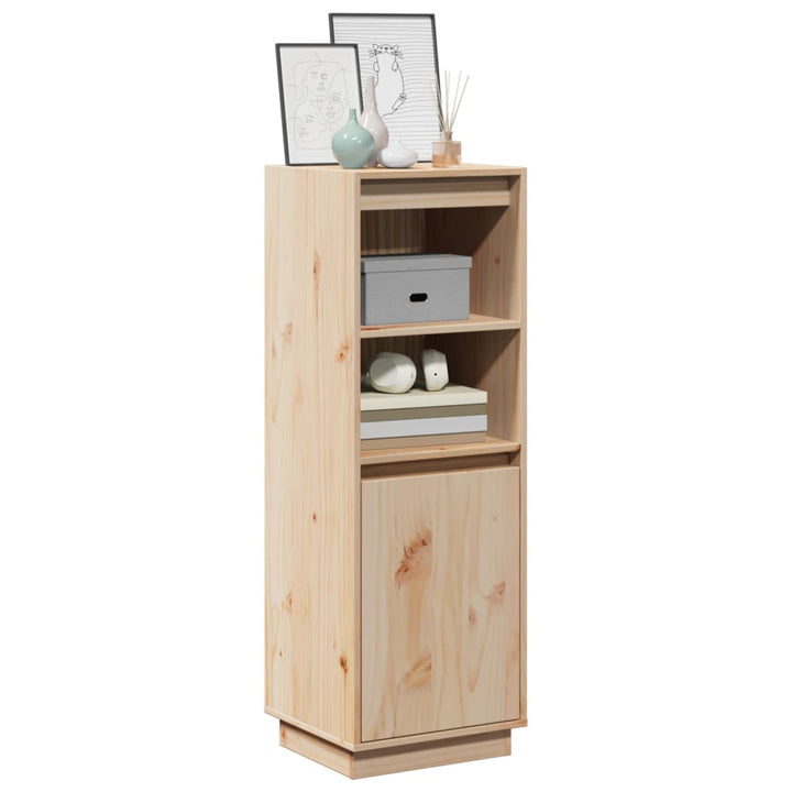 højskab 37x34x110 cm massivt fyrretræ
