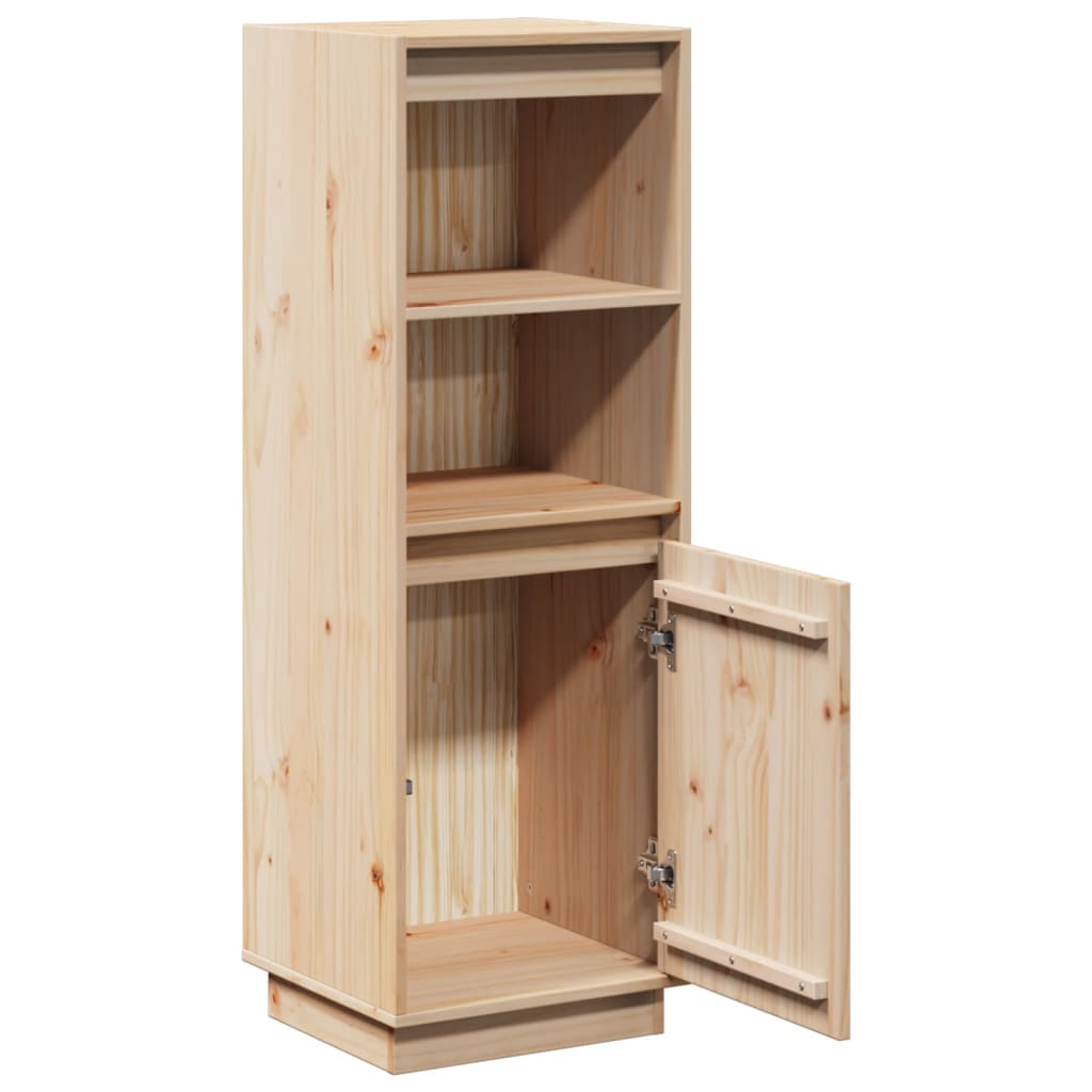 højskab 37x34x110 cm massivt fyrretræ