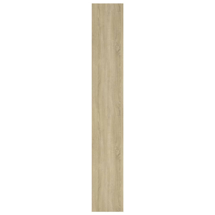 bogreol/rumdeler 80x30x198 cm konstrueret træ sonoma-eg