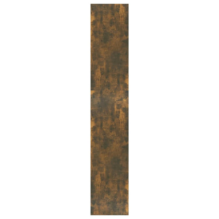 bogreol/rumdeler 80x30x166 cm konstrueret træ røget egetræ